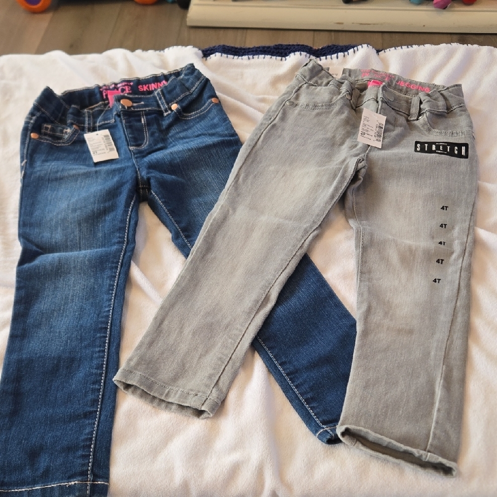 The Children's Place Blue and Gray Kids Jeans